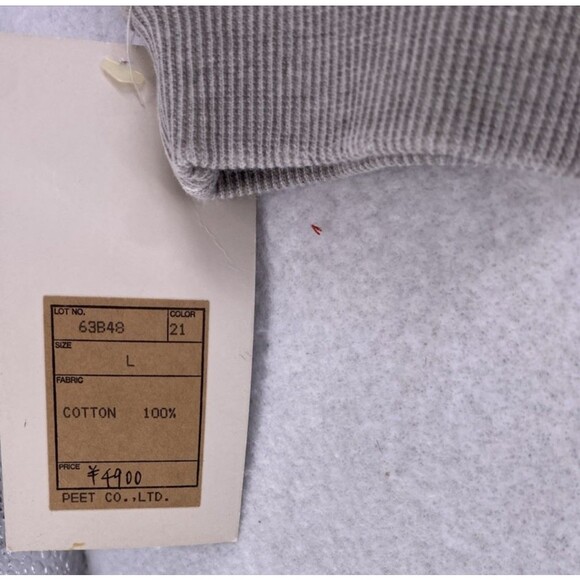 Bear SURF Boards Size Large Sweat Shirt Stripes Logo 1990's  Vintage Y2K FLAWS - Picture 12 of 15